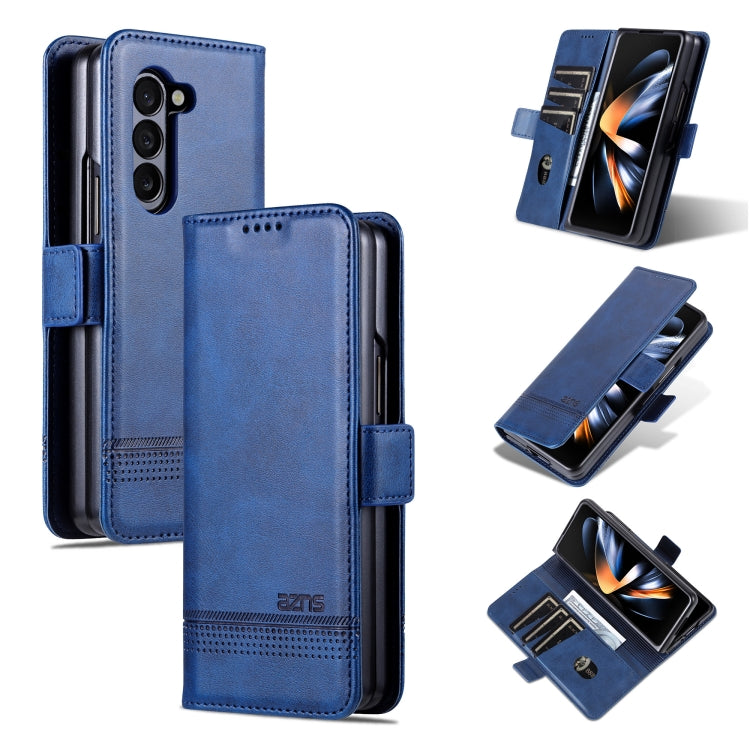 AZNS Magnetic Calf Texture Flip Leather Phone Case, For Samsung Galaxy Z Fold5 5G, For Samsung Galaxy Z Flip5 5G