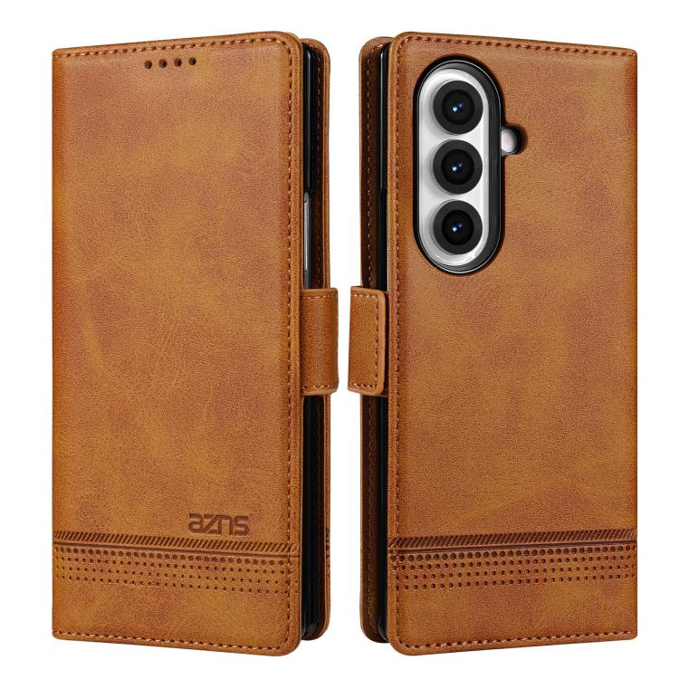 AZNS Magnetic Calf Texture Flip Leather Phone Case, For Samsung Galaxy Z Fold5 5G, For Samsung Galaxy Z Flip5 5G