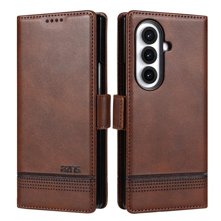 AZNS Magnetic Calf Texture Flip Leather Phone Case, For Samsung Galaxy Z Fold5 5G, For Samsung Galaxy Z Flip5 5G