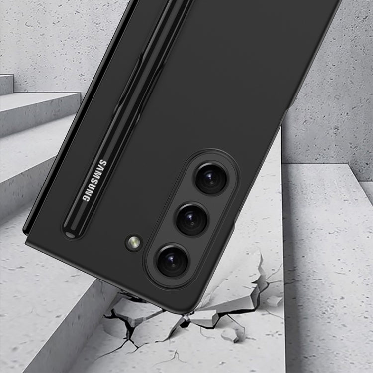 GKK Ultra-thin Full Coverage Phone Flip Case with Pen Slot, For Samsung Galaxy Z Fold5