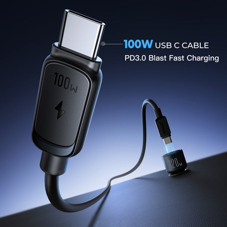 JOYROOM JR-CCN07 120W Dual PD+QC3.0 3-Port Kfz-Ladegerät (Dunkelgrau)