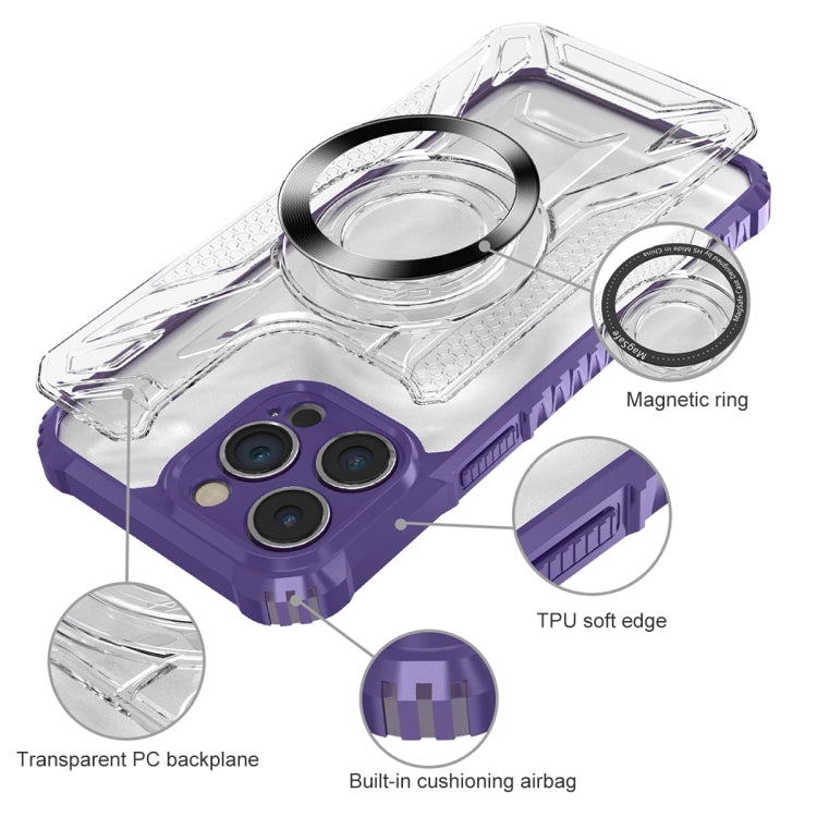 For iPhone 15 CD Texture Magsafe Phone Case(Sapphire)