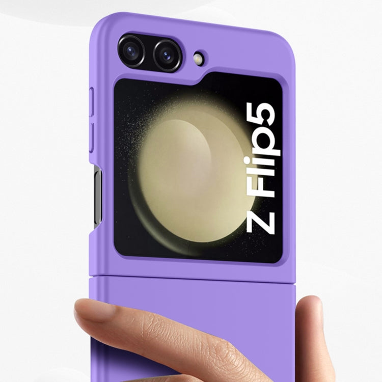 For Samsung Galaxy Z Flip5 Skin Feel Frosted PC Shockproof Phone Case(Purple)
