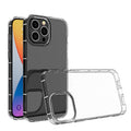For iPhone 15 Pro Max Airbag Four-Corner Full Coverage Shockproof TPU Phone Case(Transparent)