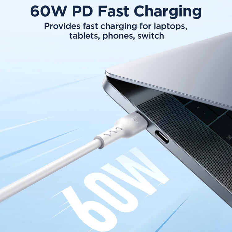 JOYROOM SA26-CC3 Flash Charge Series 60W USB-C / Type-C to USB-C / Type-C Fast Charging Data Cable, 1m