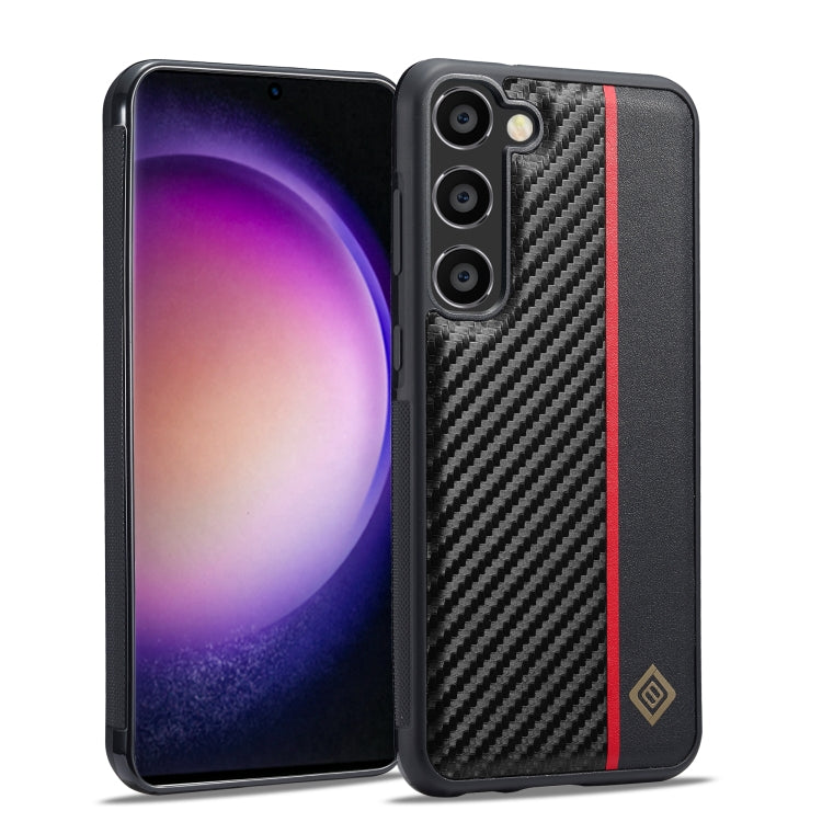 LC.IMEEKE 3 in 1 Carbon Fiber Texture Shockproof Phone Case, For Samsung Galaxy A15 5G, For Samsung Galaxy A24, For Samsung Galaxy S24 Ultra 5G, For Samsung Galaxy S24+ 5G, For Samsung Galaxy S24 5G, For Samsung Galaxy A23 4G/5G, For Samsung Galaxy A34...