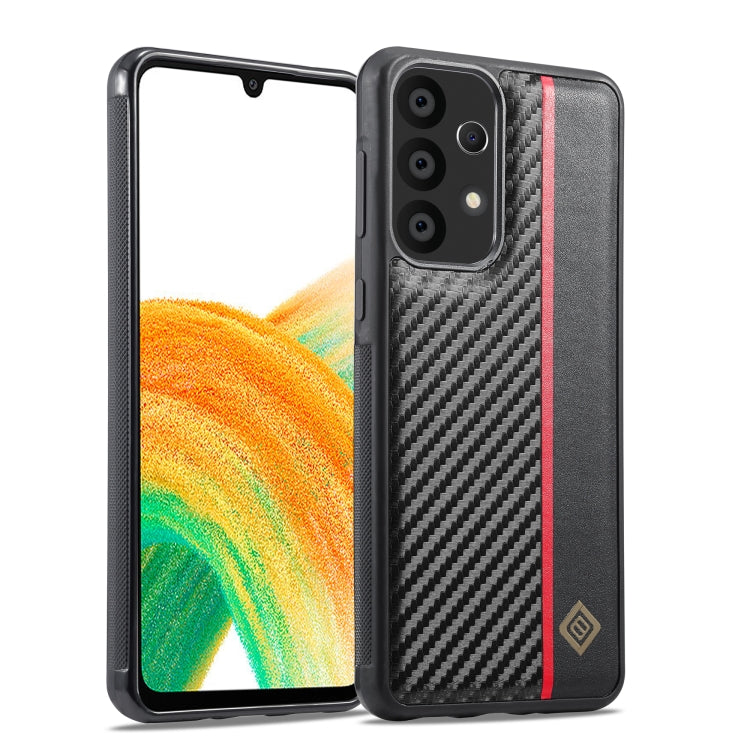LC.IMEEKE 3 in 1 Carbon Fiber Texture Shockproof Phone Case, For Samsung Galaxy A15 5G, For Samsung Galaxy A24, For Samsung Galaxy S24 Ultra 5G, For Samsung Galaxy S24+ 5G, For Samsung Galaxy S24 5G, For Samsung Galaxy A23 4G/5G, For Samsung Galaxy A34...