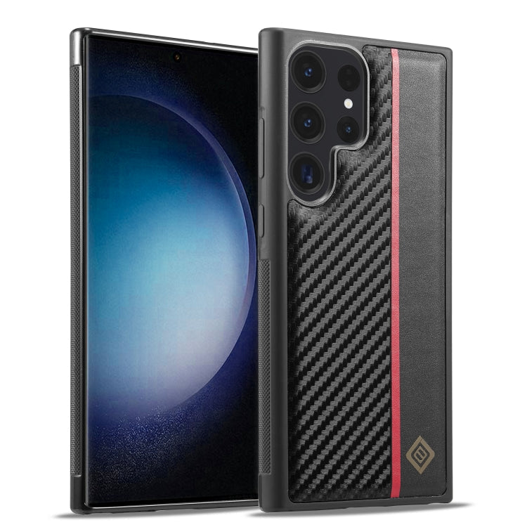 LC.IMEEKE 3 in 1 Carbon Fiber Texture Shockproof Phone Case, For Samsung Galaxy A15 5G, For Samsung Galaxy A24, For Samsung Galaxy S24 Ultra 5G, For Samsung Galaxy S24+ 5G, For Samsung Galaxy S24 5G, For Samsung Galaxy A23 4G/5G, For Samsung Galaxy A34...