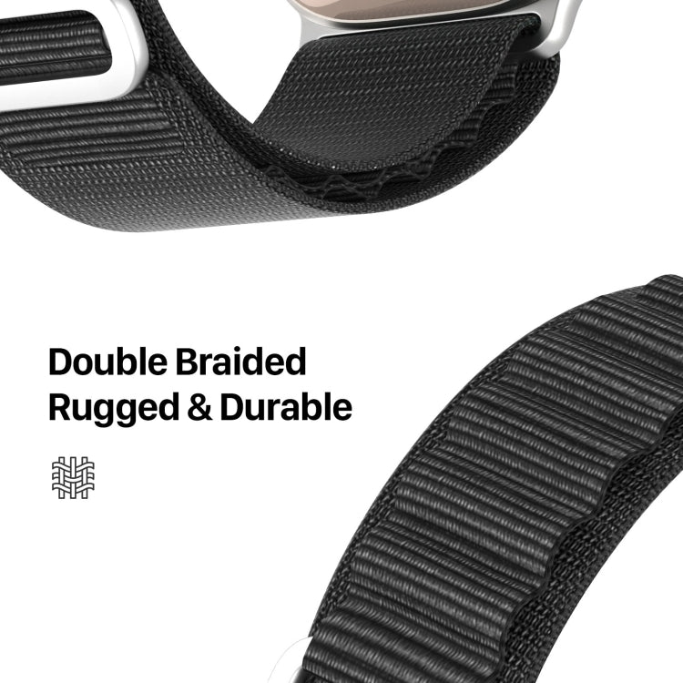 DUX DUCIS GS Series Nylon Loop Watch Band, For Apple Watch SE 2022 44mm, For Apple Watch Series 9 41mm, For Apple Watch Series 8 41mm, For Apple Watch SE 40mm, For Apple Watch Series 8 45mm, For Apple Watch SE 44mm