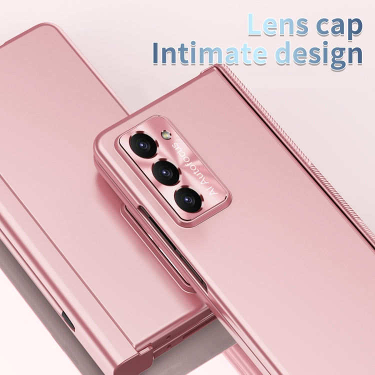 Electroplating Hinged Folding Phone Case with S Pen Fold Edtion, For Samsung Galaxy Z Fold5