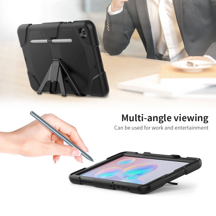 For Samsung Galaxy Tab S6 Lite P610 Shockproof Colorful Silicon + PC Protective Case with Holder & Pen Slot, For Samsung Galaxy Tab S6 Lite P610