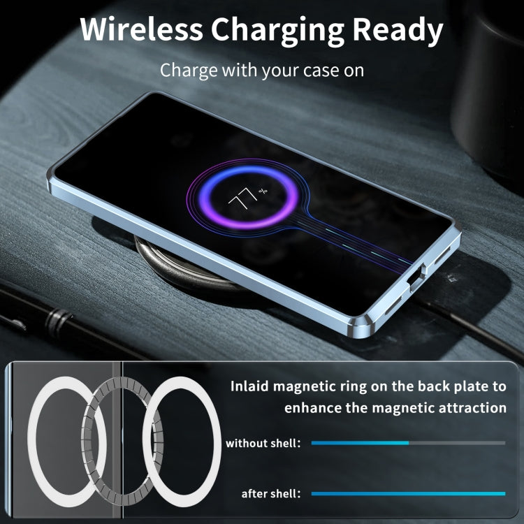 MagSafe Magnetic Frosted Metal Phone Case, For Samsung Galaxy S24 Ultra 5G, For Samsung Galaxy S24+ 5G, For Samsung Galaxy S24 5G, For Samsung Galaxy S23 FE 5G