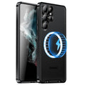 MagSafe Magnetic Frosted Metal Phone Case, For Samsung Galaxy S24 Ultra 5G, For Samsung Galaxy S24+ 5G, For Samsung Galaxy S24 5G, For Samsung Galaxy S23 FE 5G