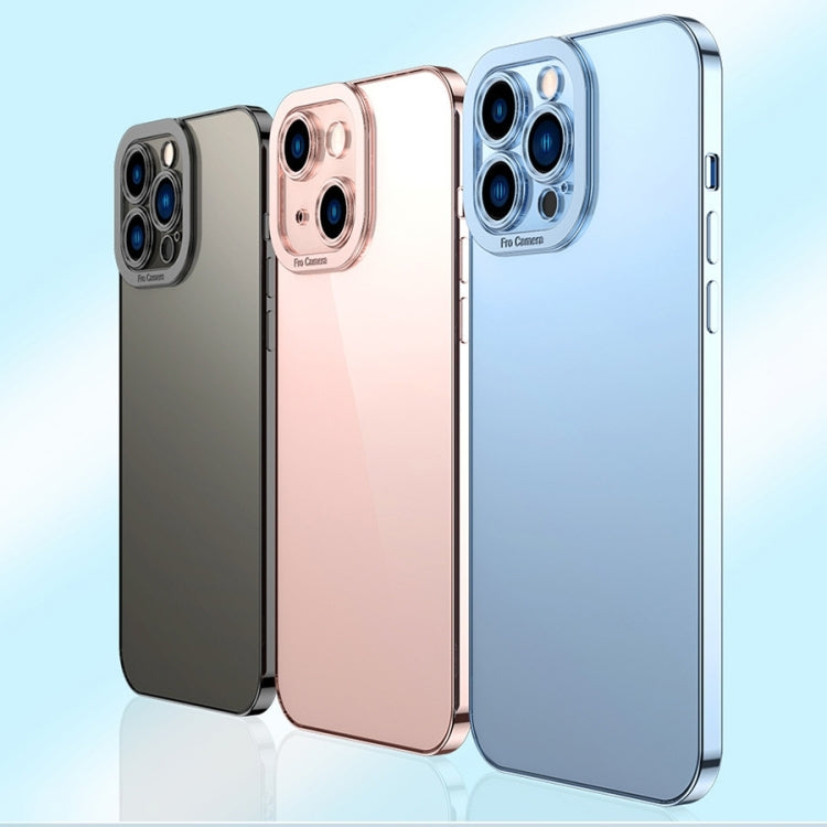 For iPhone 15 Pro Electroplating TPU Phone Case(Black)