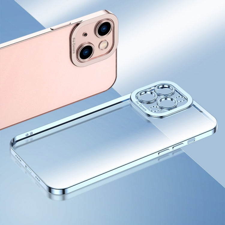 For iPhone 15 Pro Max Electroplating TPU Phone Case(Black)