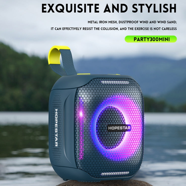 HOPESTAR Party 300mini IPX5 Waterproof Portable Bluetooth Speaker 360 Degree Stereo Outdoor Speaker