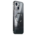 MagSafe Magnetic Stainless Steel Frame Transparent TPU Phone Case, For iPhone 14, For iPhone 14 Pro Max