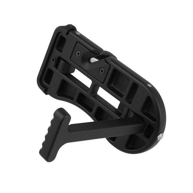 BF013-BK Automotive Door Step Hook Aluminum Foldable Ladder Mini Foot Pedal for Jeep SUV Truck WP, BF013-BK