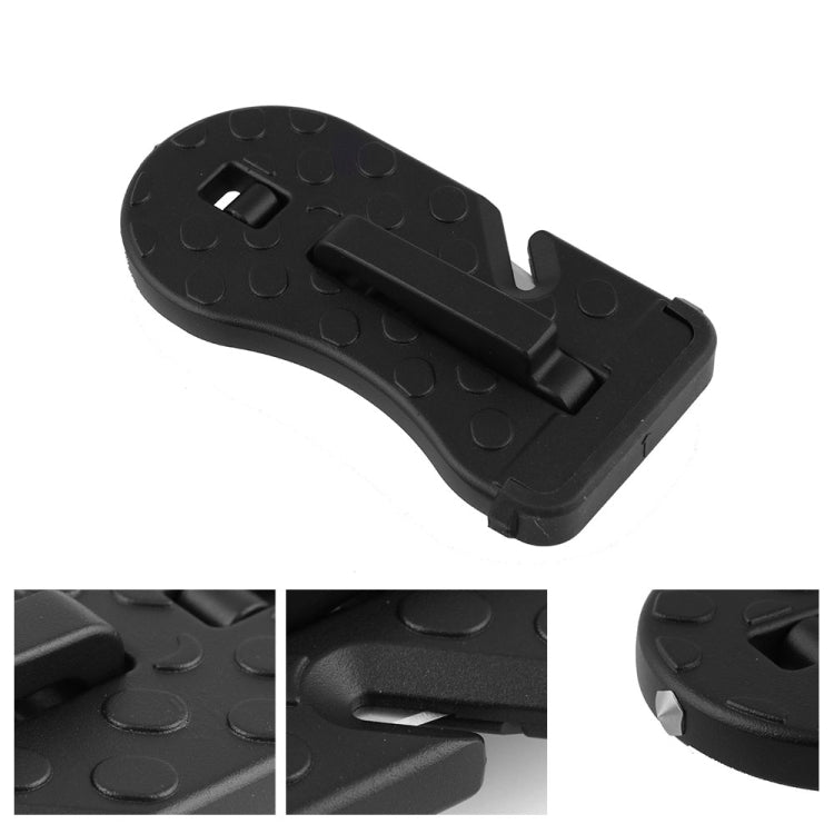 BF013-BK Automotive Door Step Hook Aluminum Foldable Ladder Mini Foot Pedal for Jeep SUV Truck WP, BF013-BK