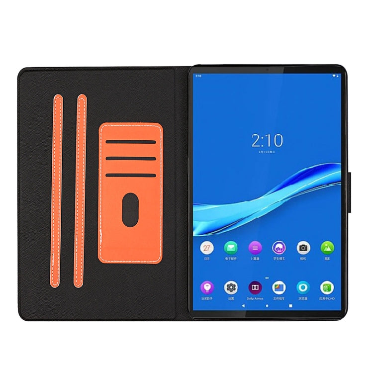 Einfarbige horizontale Flip-Lederhülle mit Kartenfächern & Halter & Sleep-/Wake-up-Funktion, für Lenovo Tab M10 Plus, für Samsung Galaxy Tab S6 Lite (P610/615), für Samsung Galaxy Tab A 8.0 (2019) T290/T295, für Samsung Galaxy Tab A 8.0 T350/T355C