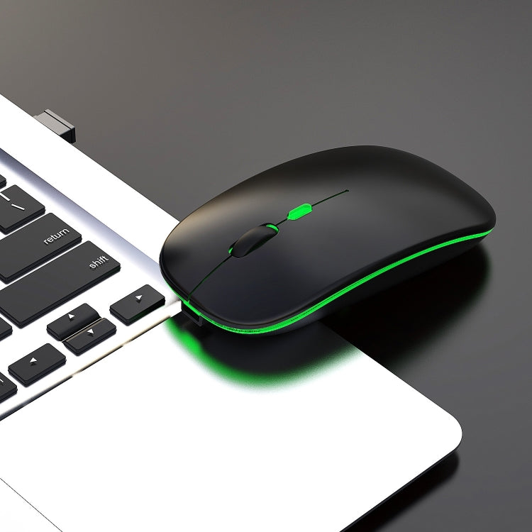 Wireless Rechargeable Mouse – 2.4GHz, Adjustable DPI, RGB LED, USB Ergonomic Mouse.