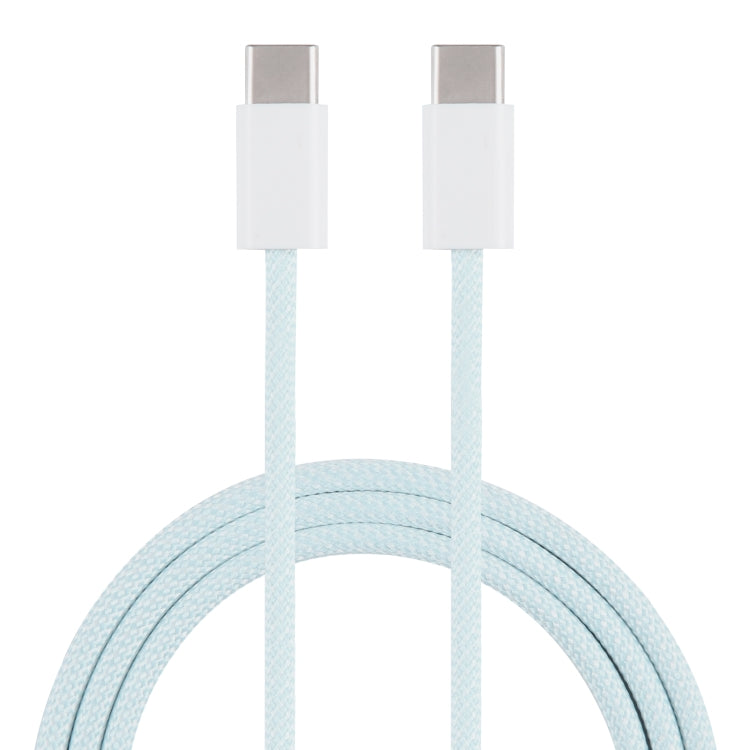 1m USB-C / Type-C to Type-C Macaron Braided Charging Cable