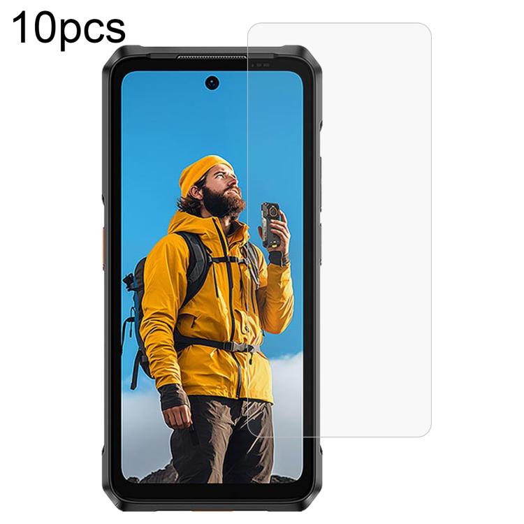 10pcs 0.26mm 9H 2.5D Tempered Glass Film, For Ulefone Rugking 5 Pro, For Ulefone Armor 27T+, For Ulefone RugKing 2 Pro, For Ulefone RugKing 3 Pro, For Ulefone Armor 33, For Ulefone Armor 33 Pro, For Ulefone Armor 30 Pro, For Ulefone Armor X31          ...