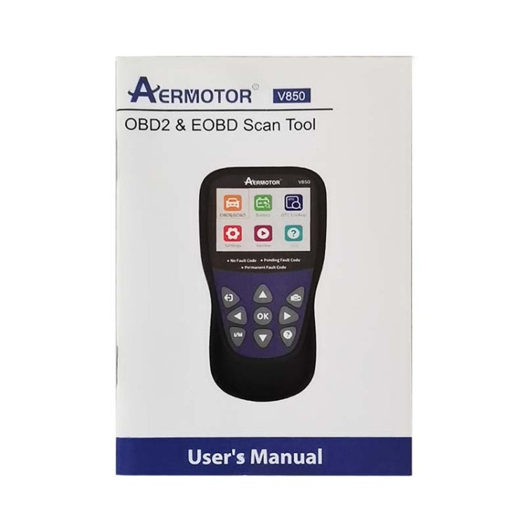 AERMOTOR V850 Car OBD2 Code Reader Diagnostic Scan Tool