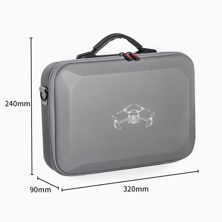 STARTRC Schultertasche aus PU-Leder (Grau) für DJI Mini 4 Pro / RC 2 mit Display