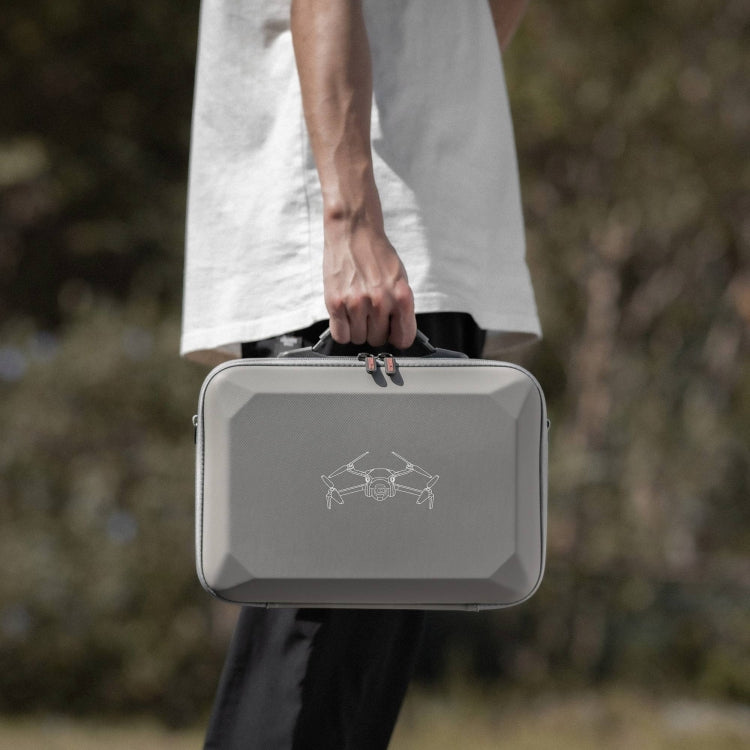 STARTRC Schultertasche aus PU-Leder (Grau) für DJI Mini 4 Pro / RC 2 mit Display