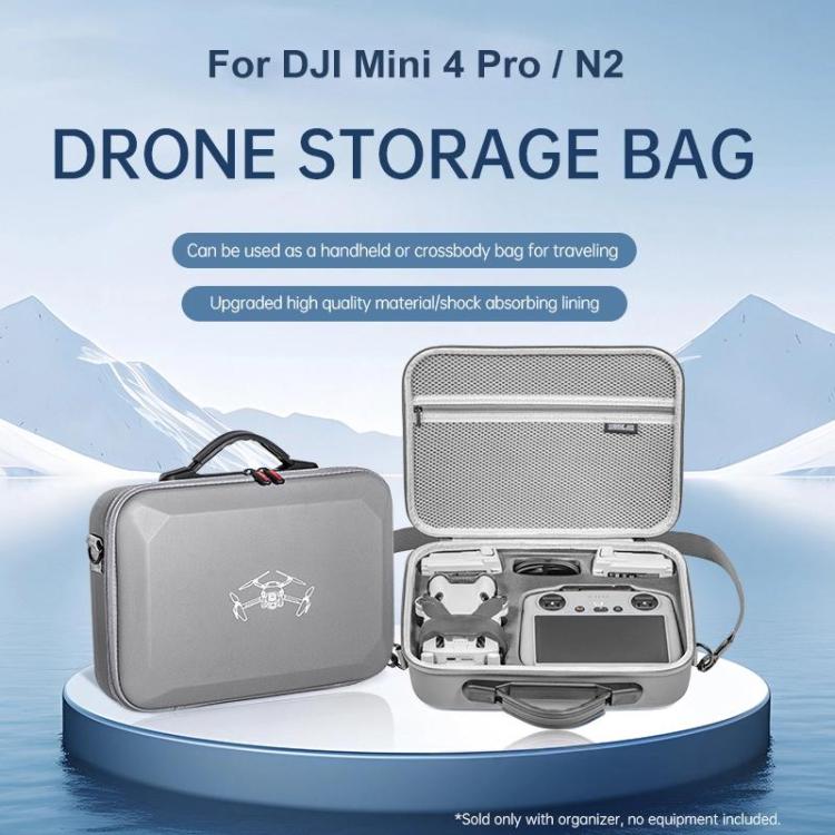 STARTRC Schultertasche aus PU, für DJI Mini 4 Pro / RC mit Display, für DJI Mini 4 Pro / N2, für DJI Mini 4 Pro / RC 2 mit Display