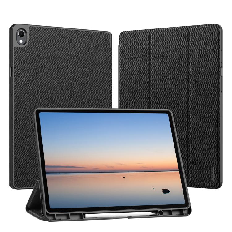 DUX DUCIS Domo Series Magnetic Flip Leather Tablet Case, For Samsung Galaxy Tab A11+ / A9+, For Samsung Galaxy Tab S9 FE / S10 FE, For Samsung Galaxy Tab S10 FE+, For Samsung Galaxy Tab S10+, For Samsung Galaxy Tab S9 FE+, For Samsung Galaxy Tab S10 Ultra