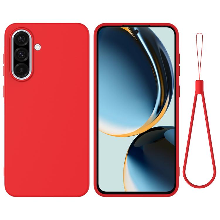Solid Color Liquid Silicone Dropproof Full Coverage Phone Case, For Samsung Galaxy A17 / F17 / M17, For Samsung Galaxy A57 5G, For Samsung Galaxy A37 5G, For Galaxy A27 5G