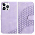 YX0060 Elephant Head Embossed Phone Leather Case with Lanyard, For iPhone 13 Pro Max, For iPhone 13 Pro, For iPhone 13