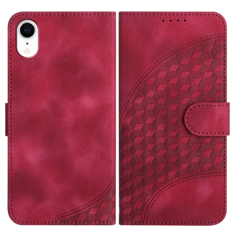 YX0060 Elephant Head Embossed Phone Leather Case with Lanyard, For iPhone 11 Pro, For iPhone XS / X, For iPhone XR