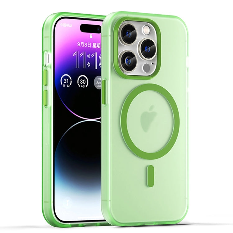 MagSafe Frosted Translucent TPU + PC Full Coverage Phone Case, For iPhone 14, For iPhone 14 Pro