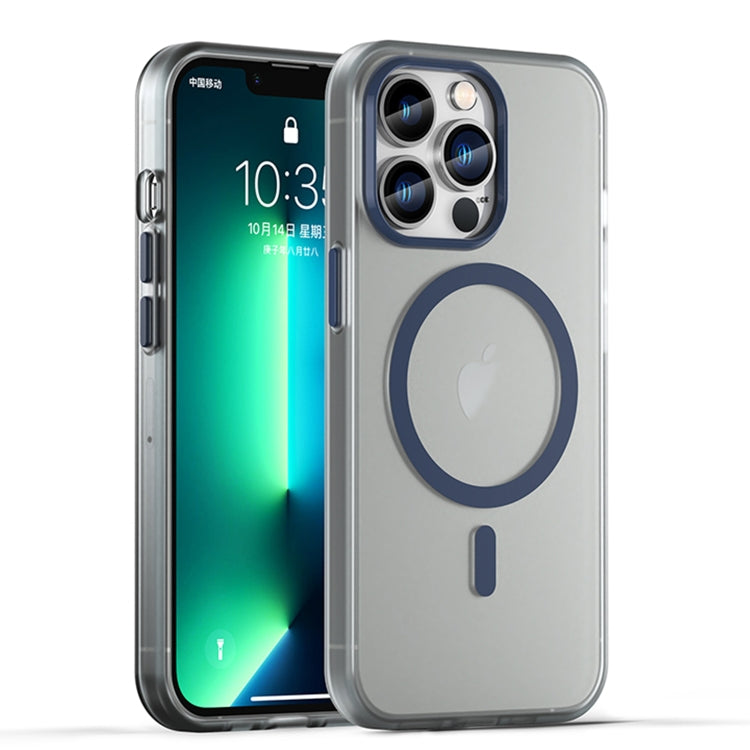MagSafe Frosted Translucent TPU + PC Full Coverage Phone Case, For iPhone 12 Pro Max, For iPhone 12 Pro