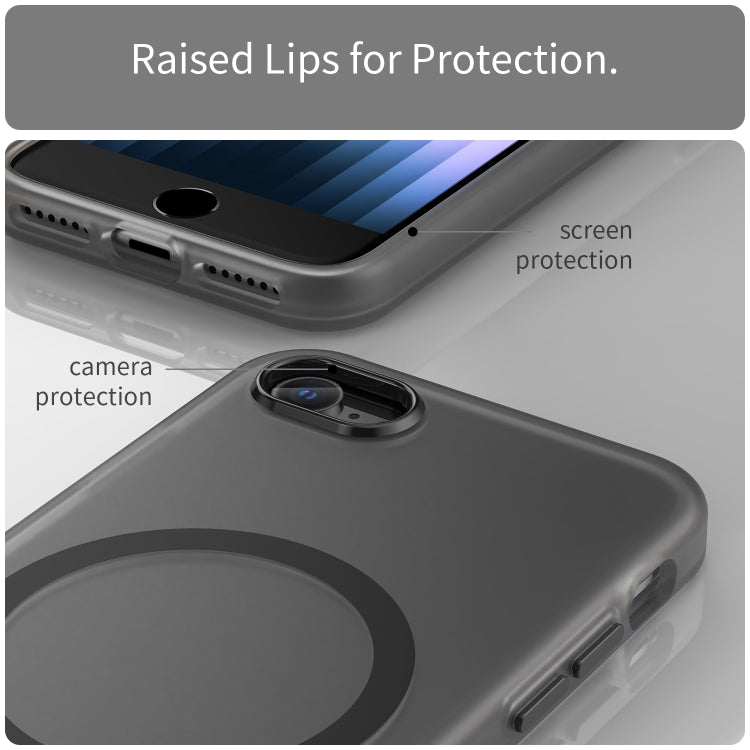 MagSafe Frosted Translucent TPU + PC Full Coverage Phone Case, For iPhone 13, For iPhone 12