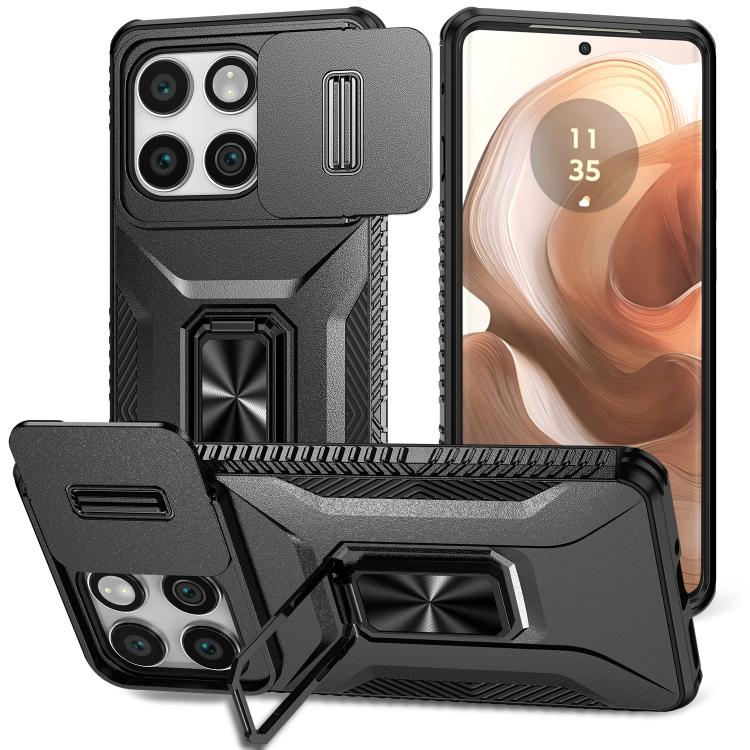 Sliding Camshield Holder Phone Case, For Motorola Edge 5G 2025, For Motorola Moto G Power / G Play 2025, For Motorola Edge 5G 2024