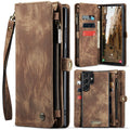 CaseMe 008 Detachable Multifunctional Leather Phone Case, For Samsung Galaxy S24 Ultra 5G, For Samsung Galaxy S24+ 5G, For Samsung Galaxy S24 5G
