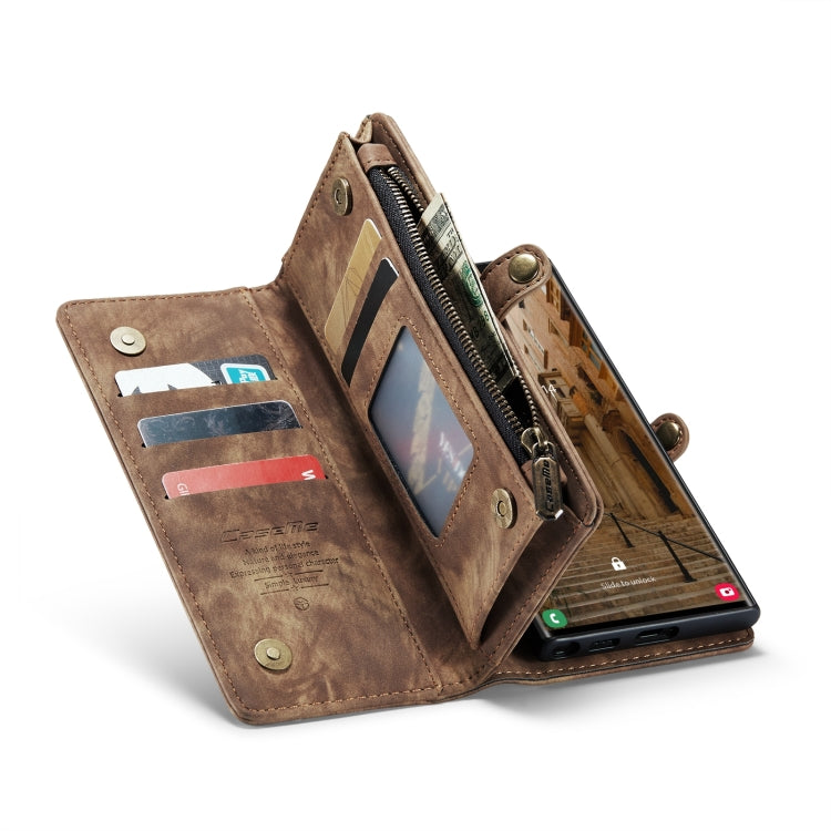 CaseMe 008 Detachable Multifunctional Leather Phone Case, For Samsung Galaxy S24 Ultra 5G, For Samsung Galaxy S24+ 5G, For Samsung Galaxy S24 5G