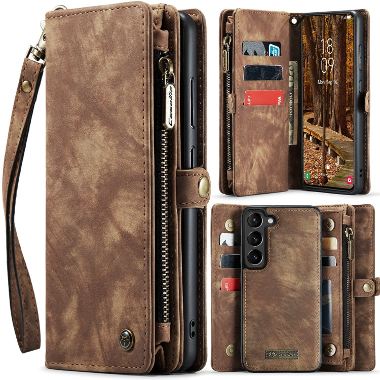 CaseMe 008 Detachable Multifunctional Leather Phone Case, For Samsung Galaxy S24 Ultra 5G, For Samsung Galaxy S24+ 5G, For Samsung Galaxy S24 5G