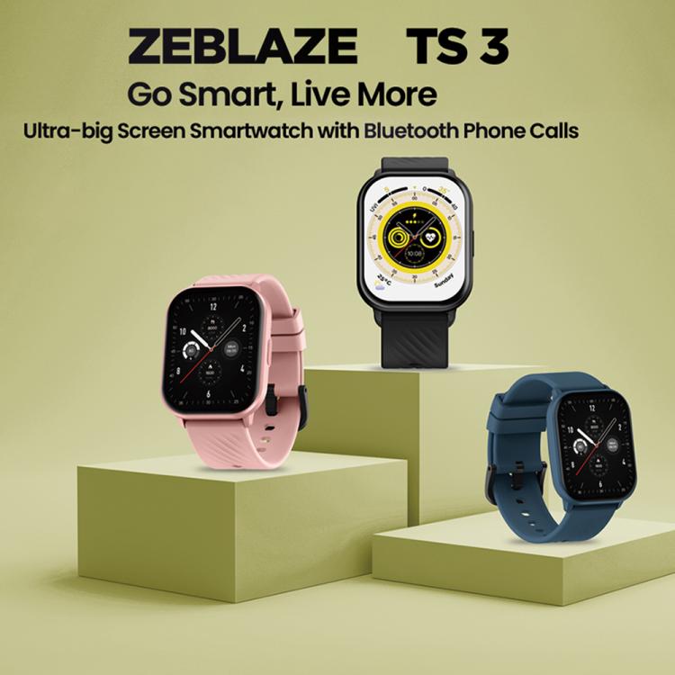 Zeblaze GTS 3 2,03 Zoll IP68 Wasserdichte Smart Bluetooth Anrufuhr