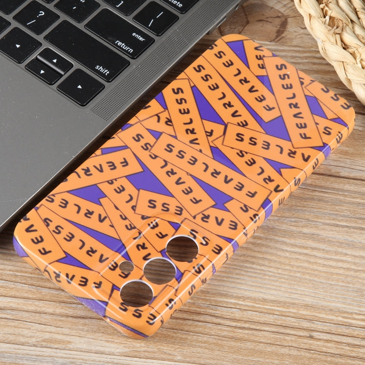 Painted Pattern Precise Hole PC Phone Case, For Samsung Galaxy A54 5G