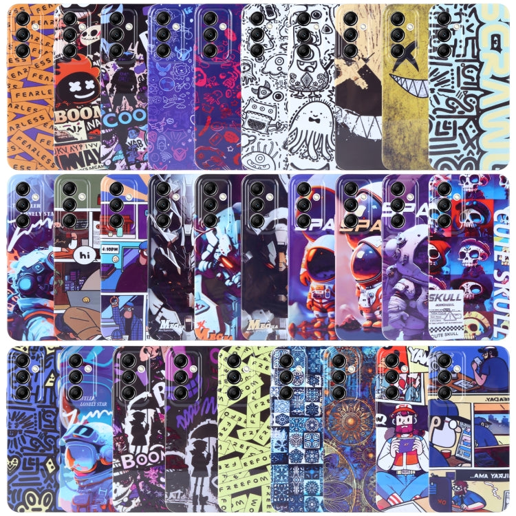 Painted Pattern Precise Hole PC Phone Case, For Samsung Galaxy A23