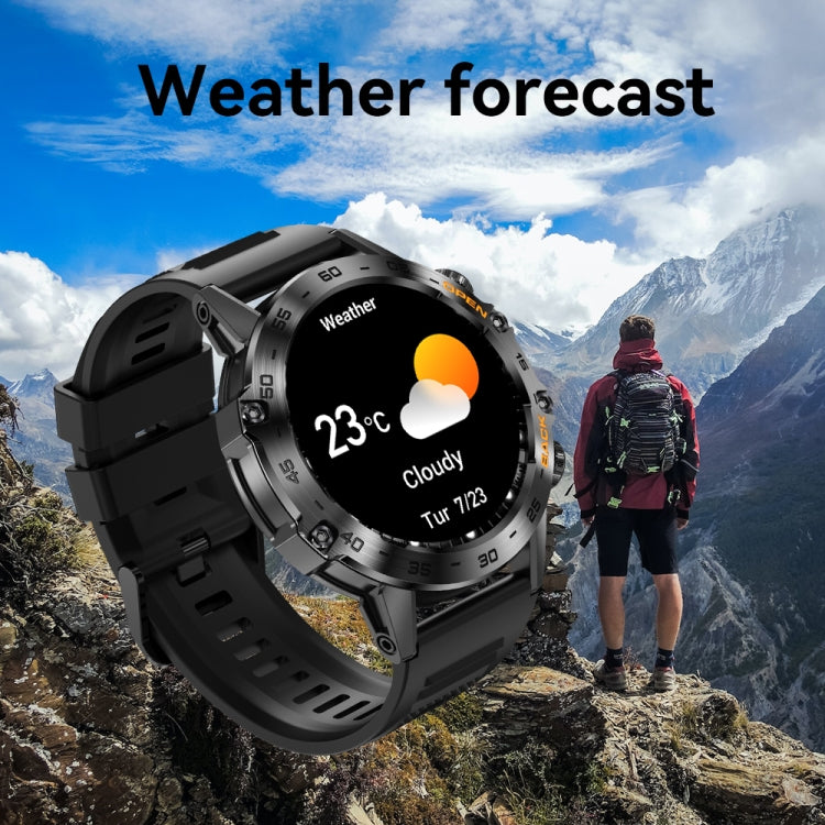 K52 Smartwatch mit 1,39 Zoll IPS-Quadratbildschirm und Bluetooth-Telefonieunterstützung