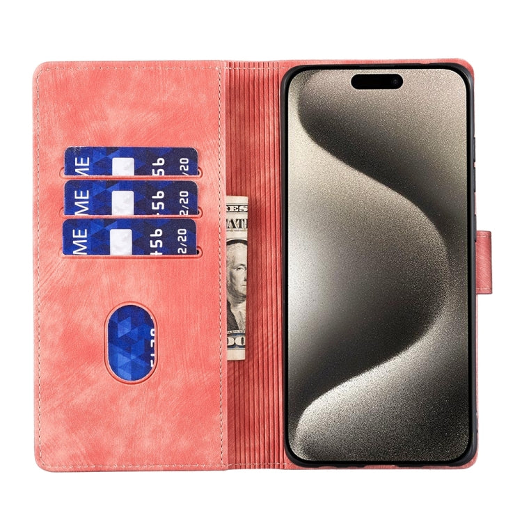 Pen Heart Cat Embossed Leather Phone Case, For iPhone 15 Pro Max, For iPhone 15 Pro, For iPhone 15 Plus, For iPhone 15