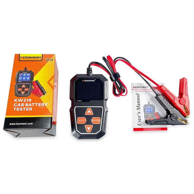 KONNWEI KW218 2.4 inch Color Screen Car Battery Tester, KW218
