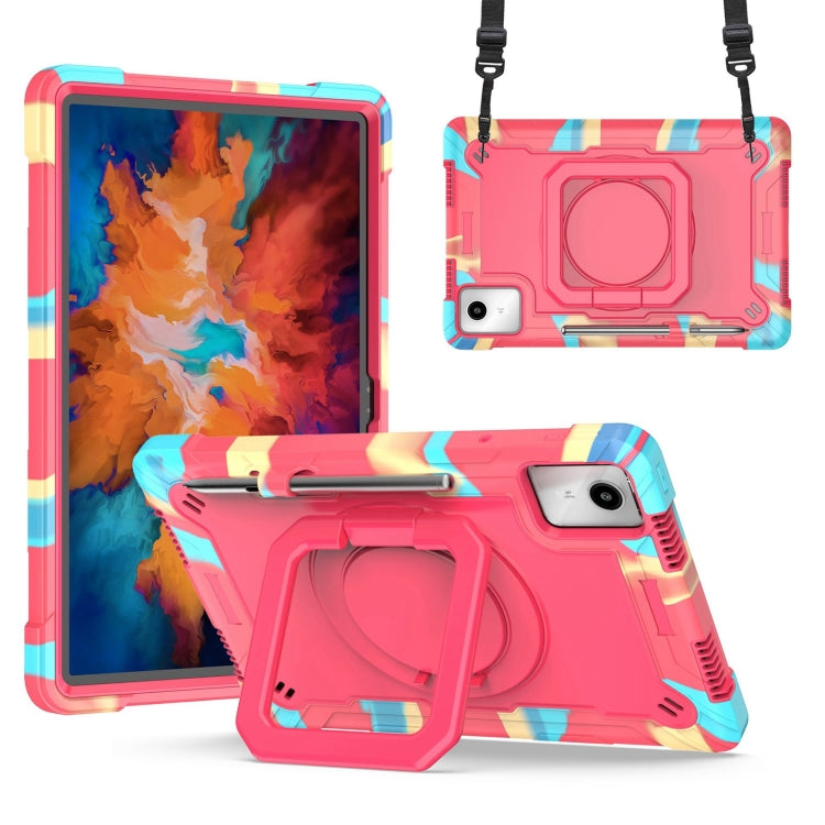 Lenovo Tab M11 / Xiaoxin Pad 11 2024 Handle Stand Silicone + PC Protective Case