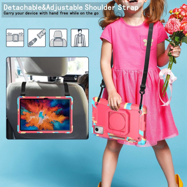 Lenovo Tab M11 / Xiaoxin Pad 11 2024 Handle Stand Silicone + PC Protective Case